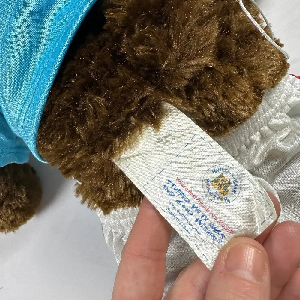 Build-A-Bear Y2K 2009 Soccer Athlete Teddy Bear Stuffed Animal